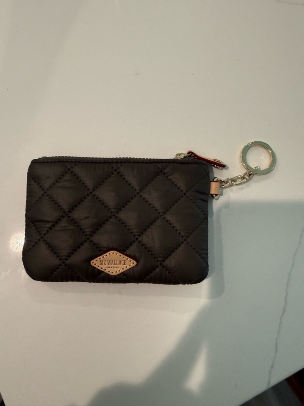 NWOT MZ Wallace Magnet Quilted Keyring Card Pouch - Picture 2 of 3